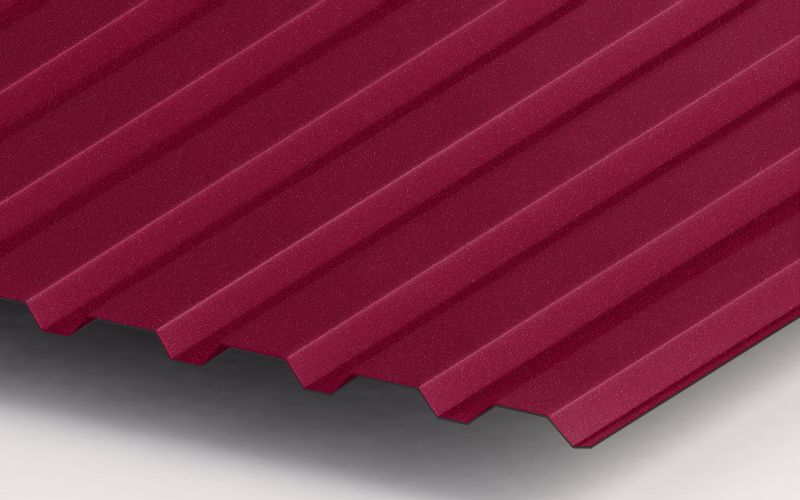 Профнастил МП20 с покрытием Drap® 0,45 мм, RAL 3005 Профлайн Профнастил МП20 с покрытием Drap® 0,45 мм, RAL 3005 Профлайн