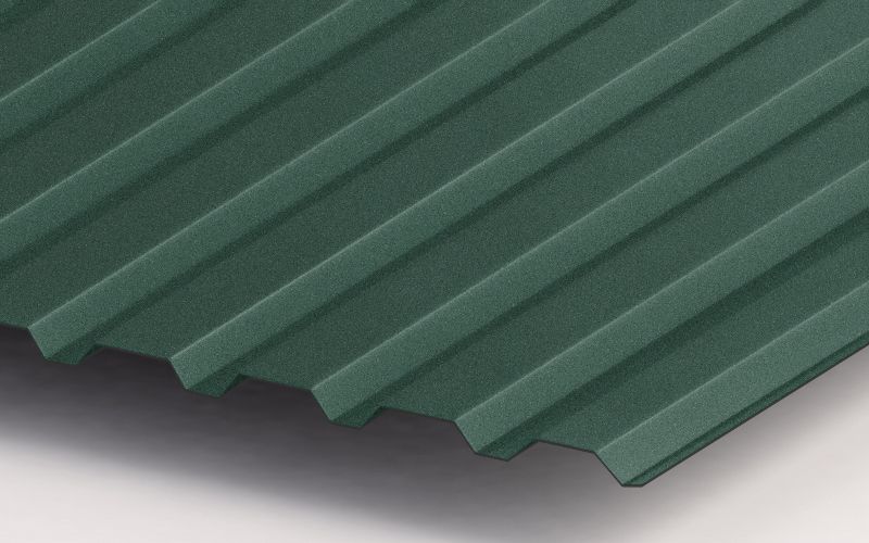 Профнастил МП20 с покрытием Velur® 0,5 мм, RAL 6020 Профлайн Профнастил МП20 с покрытием Velur® 0,5 мм, RAL 6020 Профлайн
