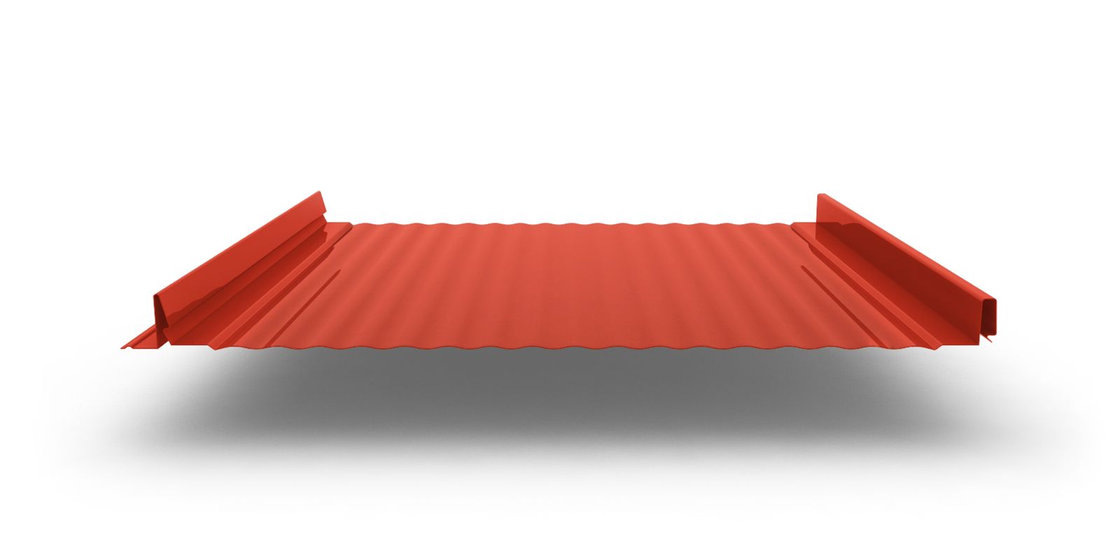 Кликфальц Pro Gofr с покрытием Полиэстер, толщина 0,45 мм, цвет RAL 2008 ПрофЛайн, купить Кликфальц Pro Gofr с покрытием Полиэстер, толщина 0,45 мм, цвет RAL 2008 в ПрофЛайн