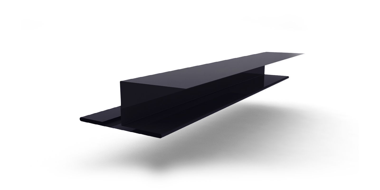 Планка стыковочная универсальная 50х25х3000 с покрытием Полиэстер, цвет RAL 7024 ПрофЛайн, купить Планка стыковочная универсальная 50х25х3000 с покрытием Полиэстер, цвет RAL 7024 в ПрофЛайн