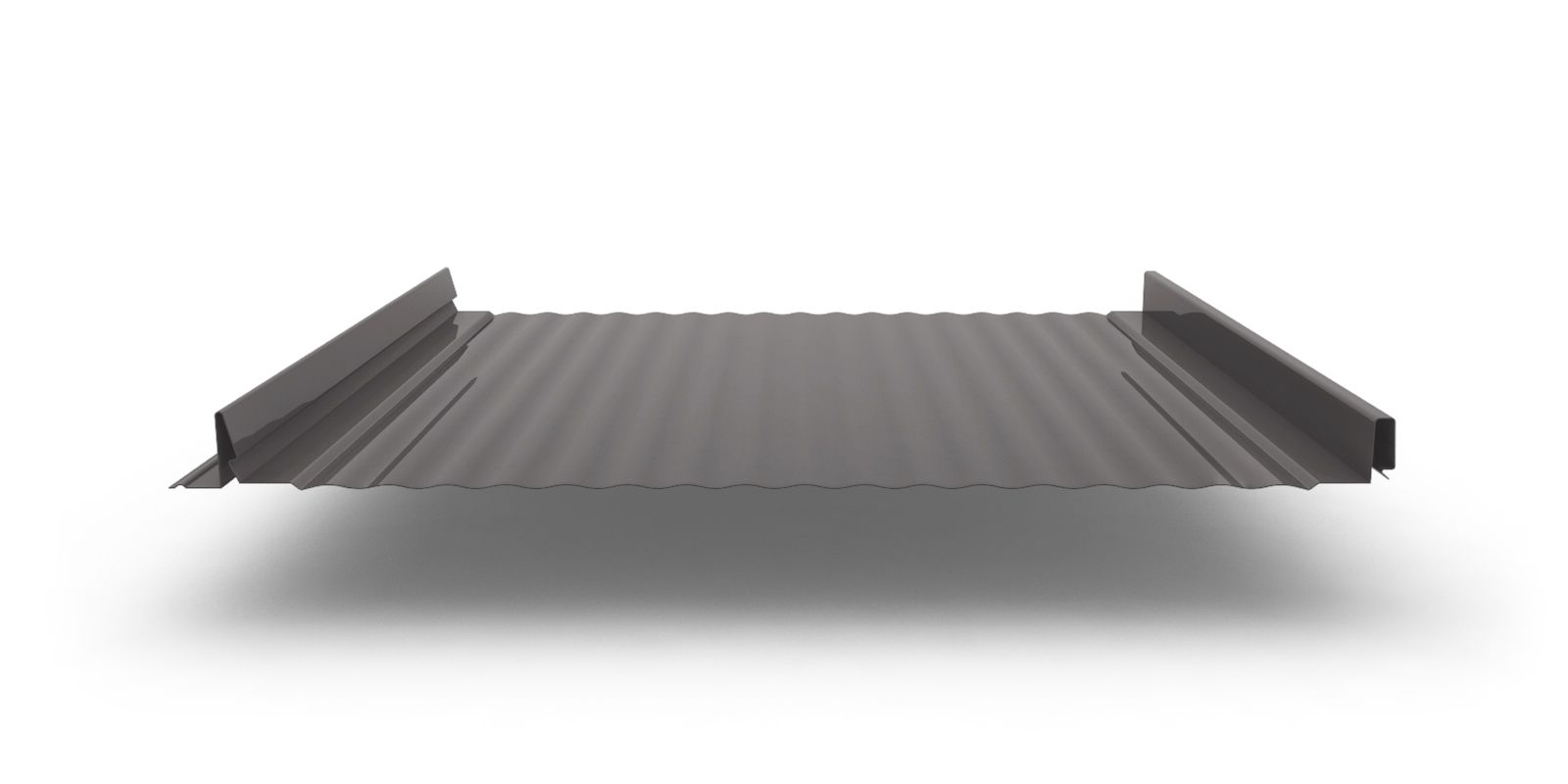 Кликфальц Pro Gofr с покрытием Полиэстер, толщина 0,45 мм, цвет RAL 7005 ПрофЛайн, купить Кликфальц Pro Gofr с покрытием Полиэстер, толщина 0,45 мм, цвет RAL 7005 в ПрофЛайн