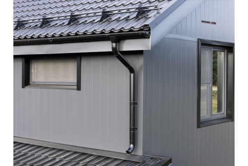 Металлочерепица Классик ("Classic") v01 0,5 Satin RAL 9005 черный ПрофЛайн, купить Металлочерепица Классик ("Classic") v01 0,5 Satin RAL 9005 черный в ПрофЛайн