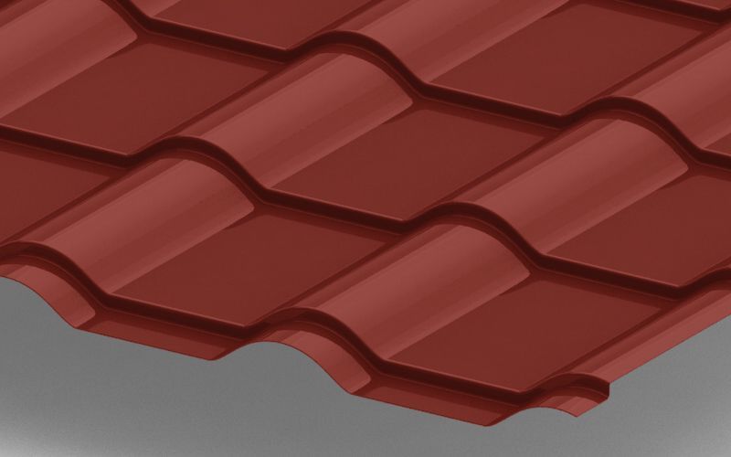 Металлочерепица Kamea с покрытием Satin®, 0,50 мм, цвет RAL 8004 ПрофЛайн, купить Металлочерепица Kamea с покрытием Satin®, 0,50 мм, цвет RAL 8004 в ПрофЛайн Металлочерепица Kamea с покрытием Satin®, 0,50 мм, цвет RAL 8004 ПрофЛайн, купить Металлочерепица Kamea с покрытием Satin®, 0,50 мм, цвет RAL 8004 в ПрофЛайн