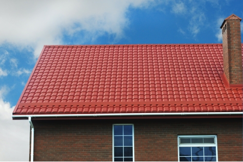 Металлочерепица "Квадро профи" ("Quadro Profi") v02 0,5 Satin Matt RAL 8004 терракота ПрофЛайн, купить Металлочерепица "Квадро профи" ("Quadro Profi") v02 0,5 Satin Matt RAL 8004 терракота в ПрофЛайн