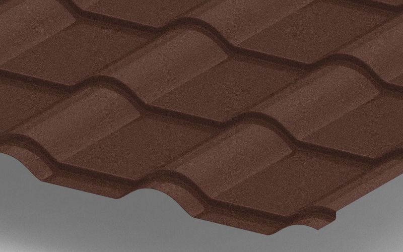 Металлочерепица Kamea с покрытием Velur®, 0,50 мм, цвет RAL 8017 ПрофЛайн, купить Металлочерепица Kamea с покрытием Velur®, 0,50 мм, цвет RAL 8017 в ПрофЛайн Металлочерепица Kamea с покрытием Velur®, 0,50 мм, цвет RAL 8017 ПрофЛайн, купить Металлочерепица Kamea с покрытием Velur®, 0,50 мм, цвет RAL 8017 в ПрофЛайн