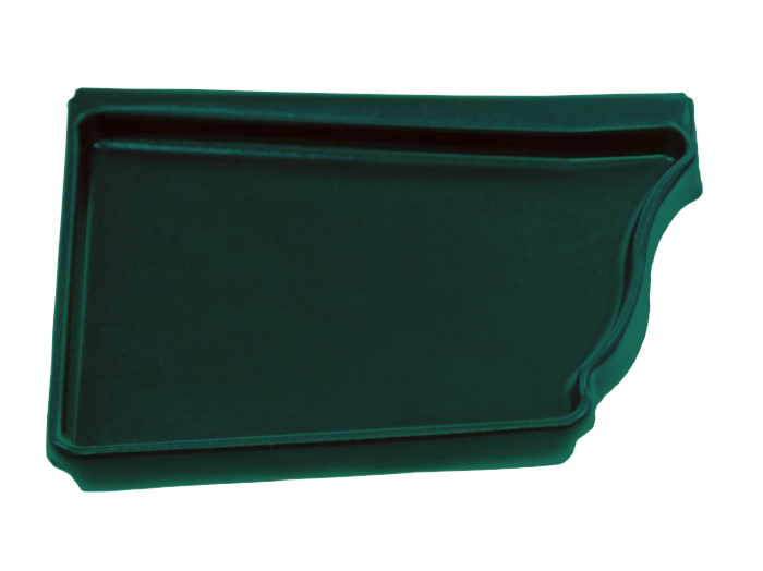 Заглушка левая Vortex в1 127мм RAL 6005 ПрофЛайн, купить Заглушка левая Vortex в1 127мм RAL 6005 в ПрофЛайн