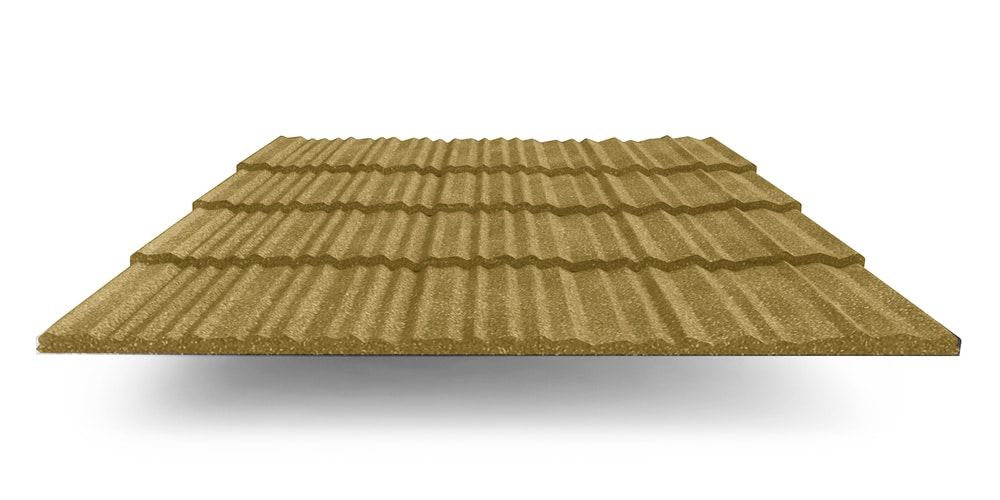 Композитная черепица Metrotile MetroShake II, цвет охра ПрофЛайн, купить Композитная черепица Metrotile MetroShake II, цвет охра в ПрофЛайн