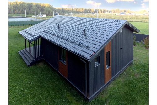 Металлочерепица "Квадро профи" ("Quadro Profi") v02 0,5 Satin RAL 7024 мокрый асфальт ПрофЛайн, купить Металлочерепица "Квадро профи" ("Quadro Profi") v02 0,5 Satin RAL 7024 мокрый асфальт в ПрофЛайн