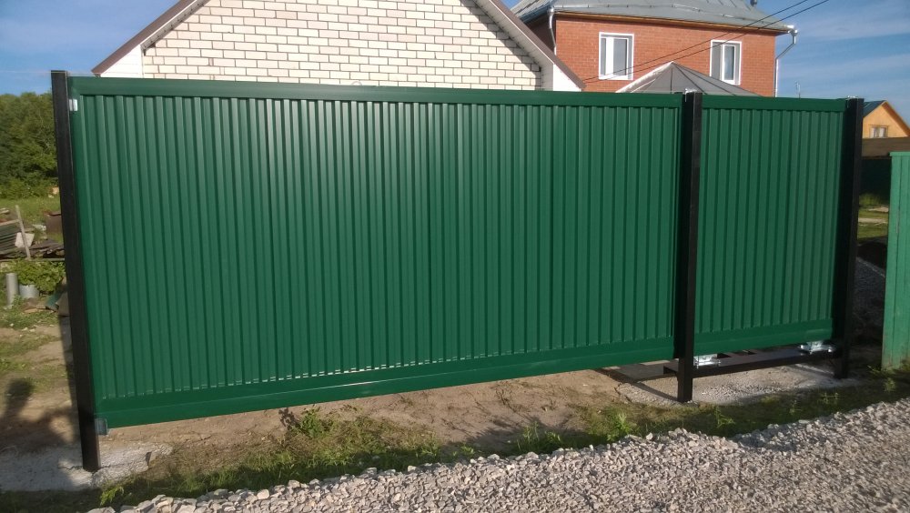 Профнастил Металл Профиль С-8 0,45 Полиэстер RAL 6005/6005 Зеленый мох | B Профлайн