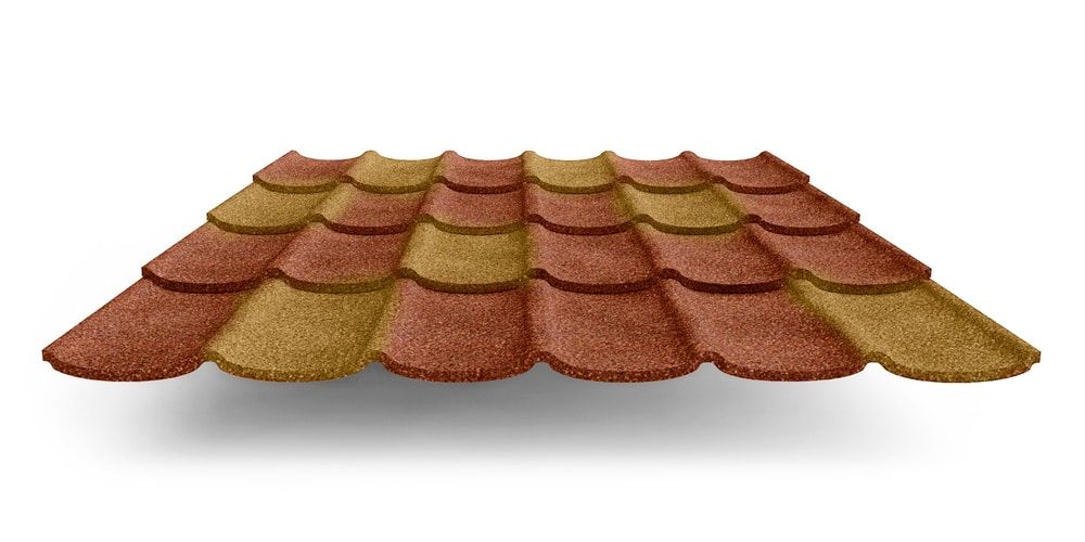 Композитная черепица Metrotile Mistral, цвет терракотово-желтый ПрофЛайн, купить Композитная черепица Metrotile Mistral, цвет терракотово-желтый в ПрофЛайн