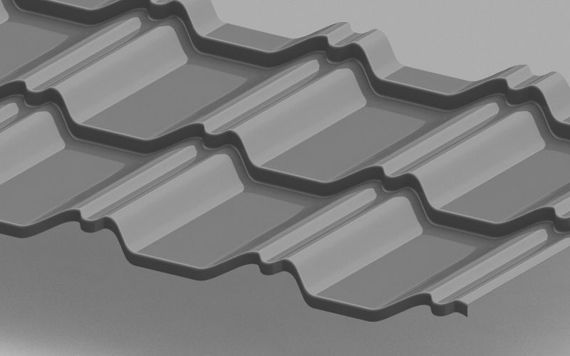 Модульная металлочерепица Kvinta Uno с покрытием Satin®, цвет RAL 7004 ПрофЛайн, купить Модульная металлочерепица Kvinta Uno с покрытием Satin®, цвет RAL 7004 в ПрофЛайн Модульная металлочерепица Kvinta Uno с покрытием Satin®, цвет RAL 7004 ПрофЛайн, купить Модульная металлочерепица Kvinta Uno с покрытием Satin®, цвет RAL 7004 в ПрофЛайн