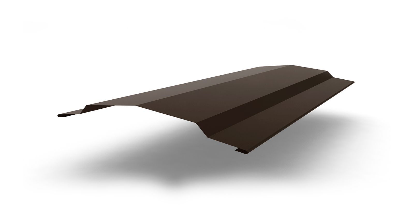 Планка конька для сэндвич-панелей с покрытием PVDF, цвет RR 32 ПрофЛайн, купить Планка конька для сэндвич-панелей с покрытием PVDF, цвет RR 32 в ПрофЛайн