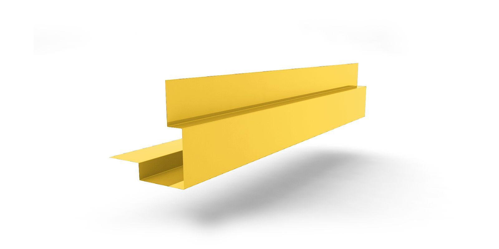 Планка угла наружного линеарного 75х75х3000 с покрытием Полиэстер, цвет RAL 1018 ПрофЛайн, купить Планка угла наружного линеарного 75х75х3000 с покрытием Полиэстер, цвет RAL 1018 в ПрофЛайн