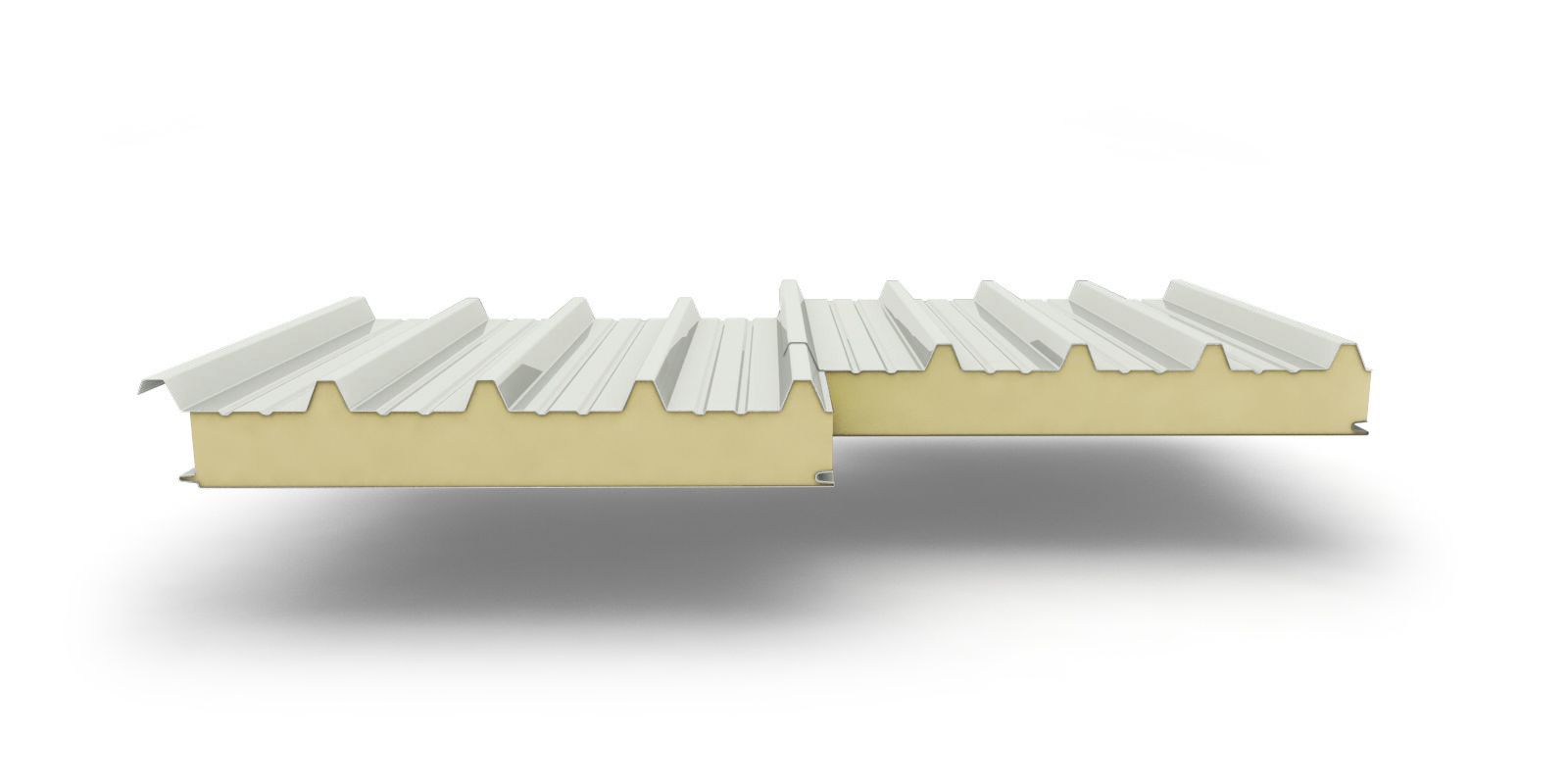 Кровельные сэндвич-панели с наполнителем из пенополиизоцианурата толщиной 150 мм, цвет RAL 9002 ПрофЛайн, купить Кровельные сэндвич-панели с наполнителем из пенополиизоцианурата толщиной 150 мм, цвет RAL 9002 в ПрофЛайн