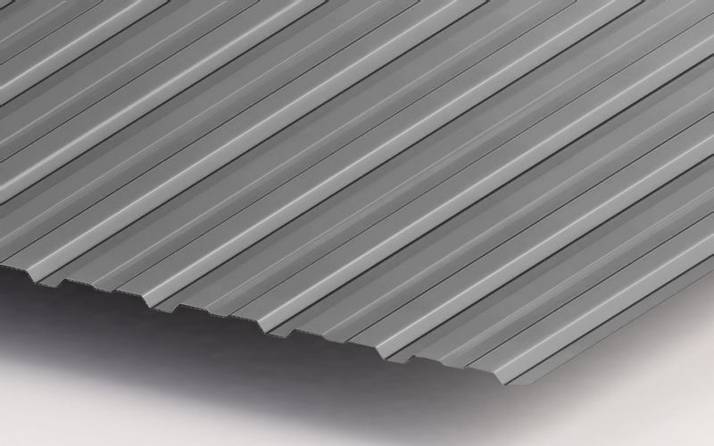 Профнастил С10 с покрытием Satin® 0,5 мм, RAL 7004 Профлайн Профнастил С10 с покрытием Satin® 0,5 мм, RAL 7004 Профлайн