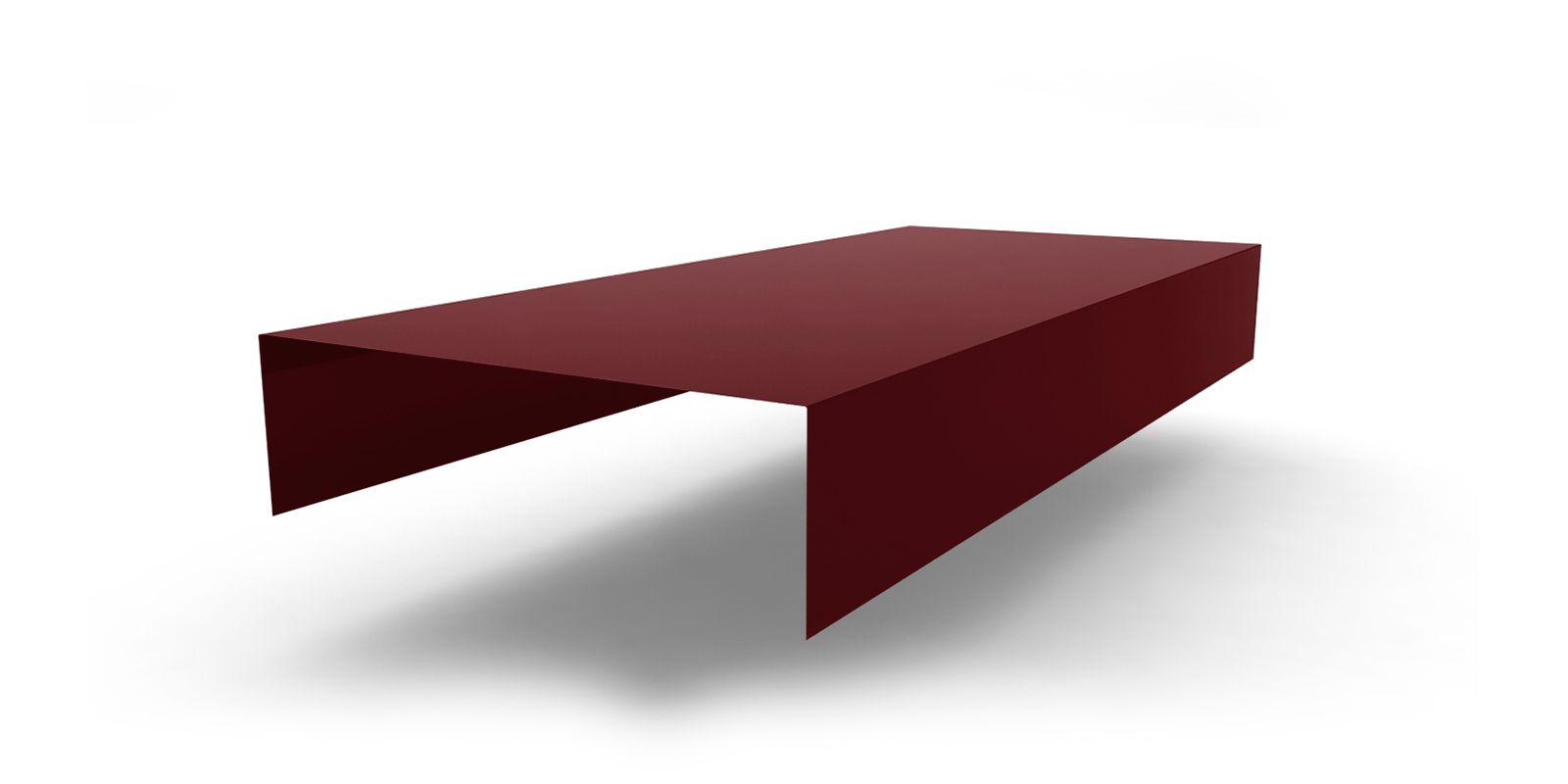 Планка заделки торца сэндвич-панелей с покрытием Полиэстер, цвет RAL 3009 ПрофЛайн, купить Планка заделки торца сэндвич-панелей с покрытием Полиэстер, цвет RAL 3009 в ПрофЛайн