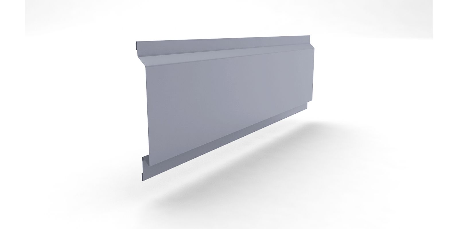 Планка горизонтального стыка сэндвич-панелей с покрытием PVDF, цвет RAL 9006 ПрофЛайн, купить Планка горизонтального стыка сэндвич-панелей с покрытием PVDF, цвет RAL 9006 в ПрофЛайн