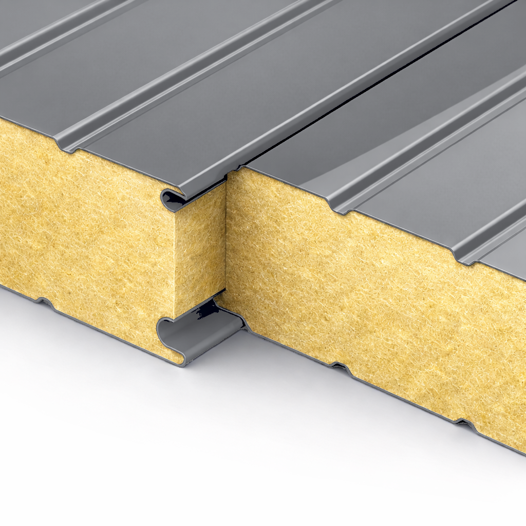 Кровельные сэндвич-панели с наполнителем из пенополистирола толщиной 250 мм, цвет RAL 7004 ПрофЛайн, купить Кровельные сэндвич-панели с наполнителем из пенополистирола толщиной 250 мм, цвет RAL 7004 в ПрофЛайн