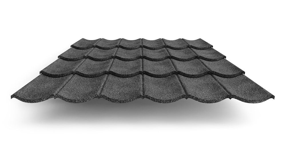 Композитная черепица Grand Line Barcelona, цвет эспрессо ПрофЛайн, купить Композитная черепица Grand Line Barcelona, цвет эспрессо в ПрофЛайн