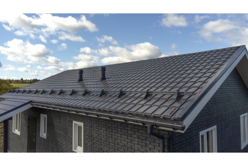 Металлочерепица "Квадро профи (Верховье)" ("Quadro Profi") v01 0,5 Satin RAL 7024 мокрый асфальт ПрофЛайн, купить Металлочерепица "Квадро профи (Верховье)" ("Quadro Profi") v01 0,5 Satin RAL 7024 мокрый асфальт в ПрофЛайн