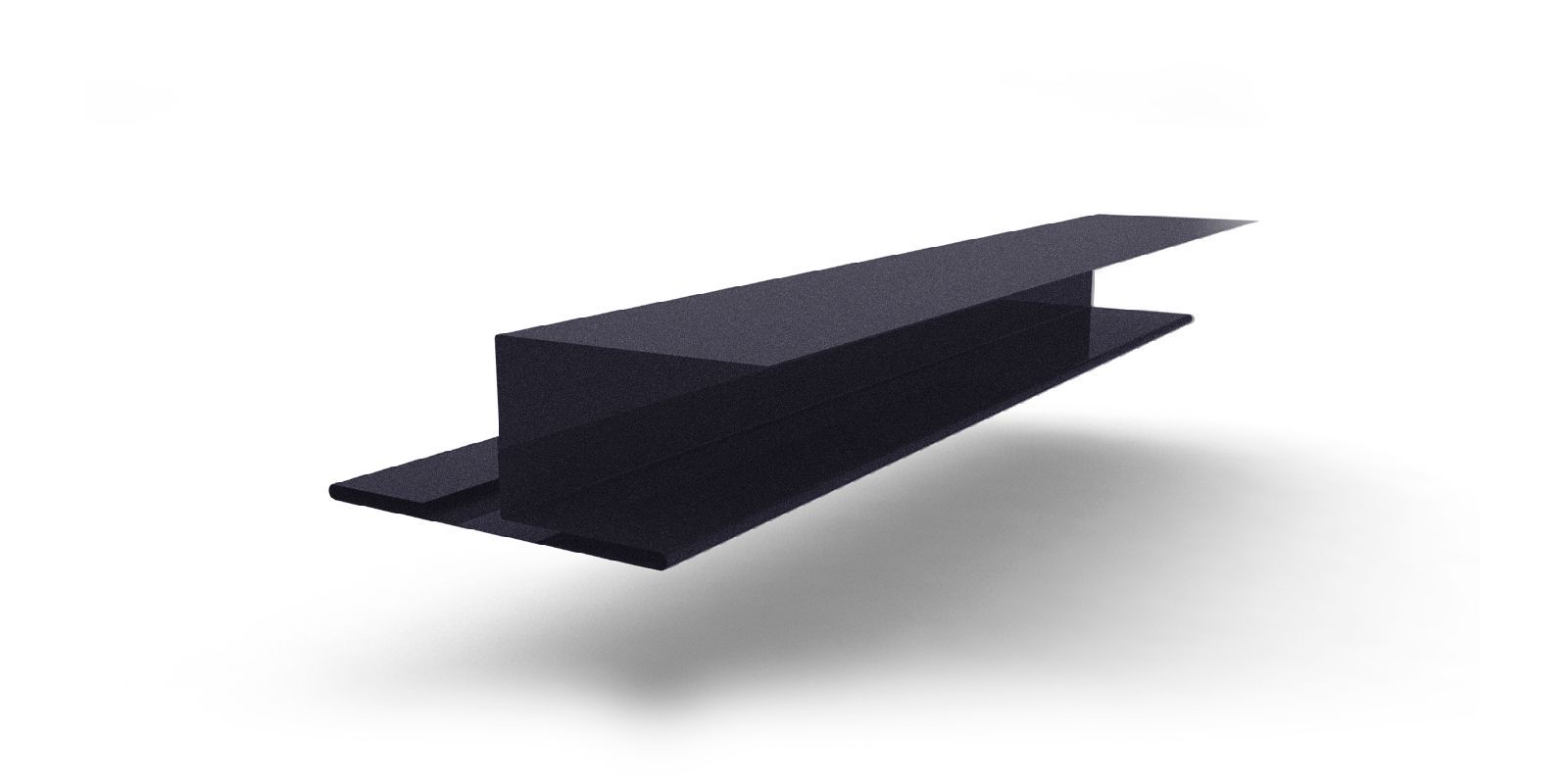 Планка стыковочная универсальная 50х25х3000 с покрытием VikingMP®, цвет RAL 7024 ПрофЛайн, купить Планка стыковочная универсальная 50х25х3000 с покрытием VikingMP®, цвет RAL 7024 в ПрофЛайн