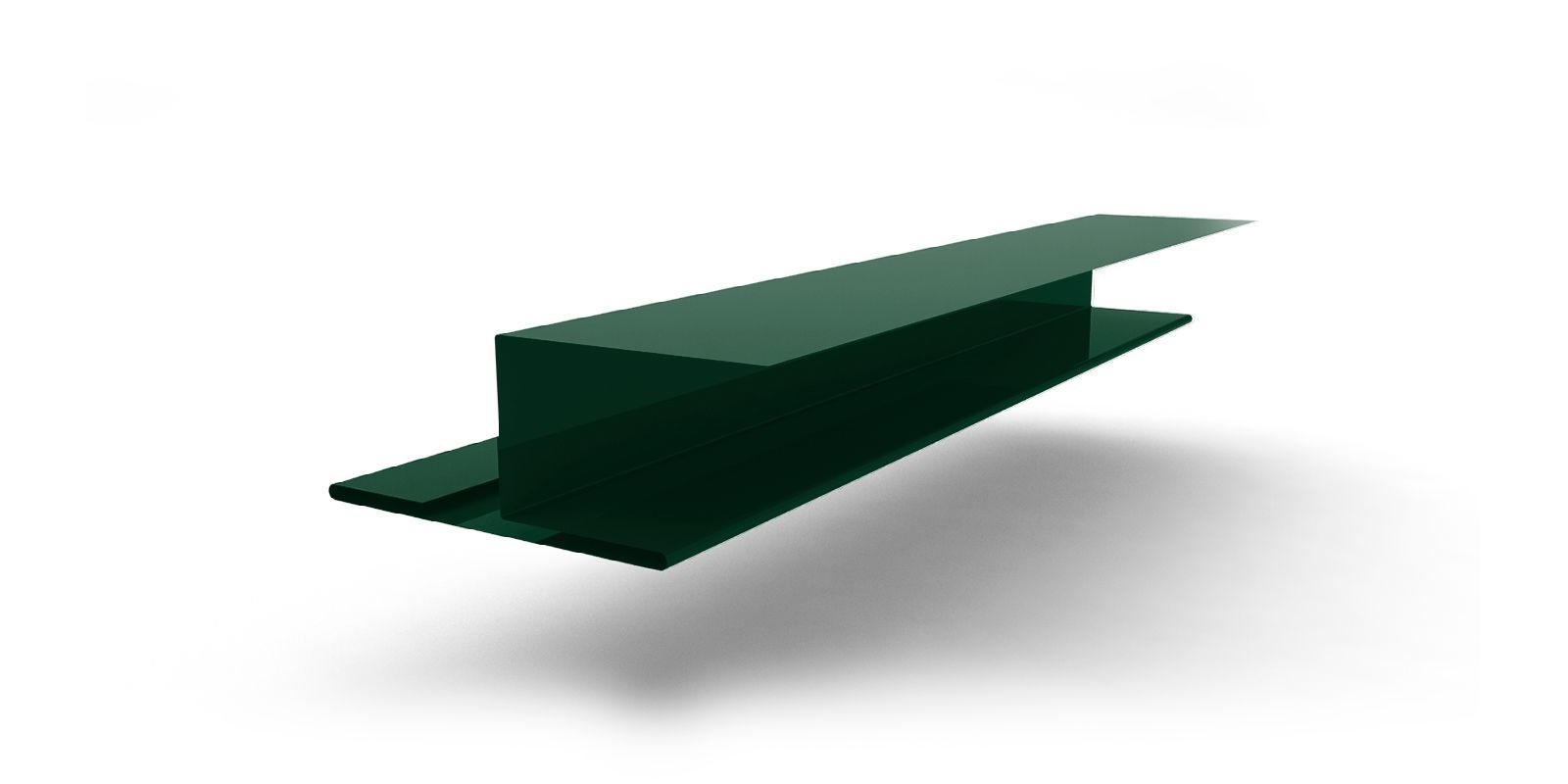 Планка стыковочная универсальная 50х25х3000 с покрытием Полиэстер, цвет RAL 6005 ПрофЛайн, купить Планка стыковочная универсальная 50х25х3000 с покрытием Полиэстер, цвет RAL 6005 в ПрофЛайн