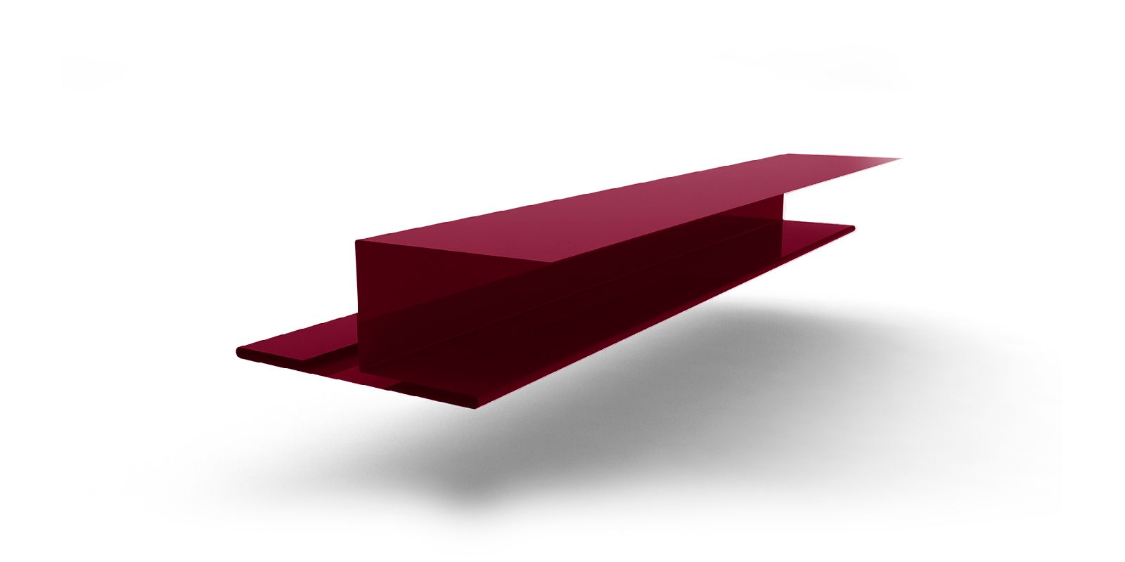 Планка стыковочная универсальная 50х25х3000 с покрытием Satin®, цвет RAL 3005 ПрофЛайн, купить Планка стыковочная универсальная 50х25х3000 с покрытием Satin®, цвет RAL 3005 в ПрофЛайн