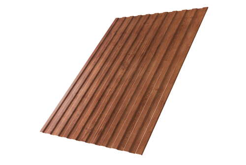 Профнастил С8A v01 Grand Line 0,45 Print Premium Rowan Wood Intense FTC Профлайн