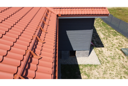 Металлочерепица Классик ("Classic") v02 0,5 Satin Matt RAL 8004 терракота ПрофЛайн, купить Металлочерепица Классик ("Classic") v02 0,5 Satin Matt RAL 8004 терракота в ПрофЛайн