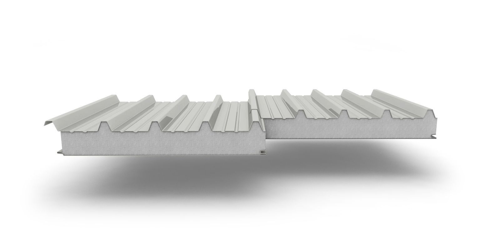 Кровельные сэндвич-панели с наполнителем из пенополистирола толщиной 250 мм, цвет RAL 7035 ПрофЛайн, купить Кровельные сэндвич-панели с наполнителем из пенополистирола толщиной 250 мм, цвет RAL 7035 в ПрофЛайн