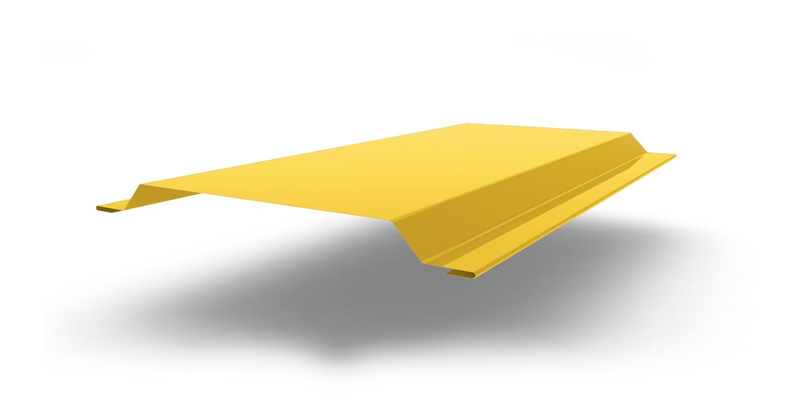 Планка вертикального стыка сэндвич-панелей с покрытием PVDF, цвет RAL 1018 ПрофЛайн, купить Планка вертикального стыка сэндвич-панелей с покрытием PVDF, цвет RAL 1018 в ПрофЛайн