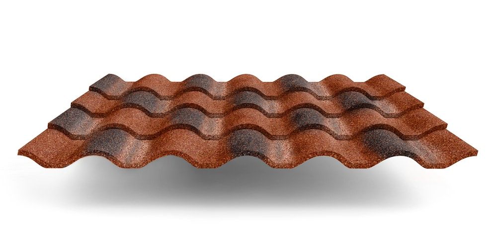 Композитная черепица Metrotile Romana, цвет средиземноморская терракота ПрофЛайн, купить Композитная черепица Metrotile Romana, цвет средиземноморская терракота в ПрофЛайн