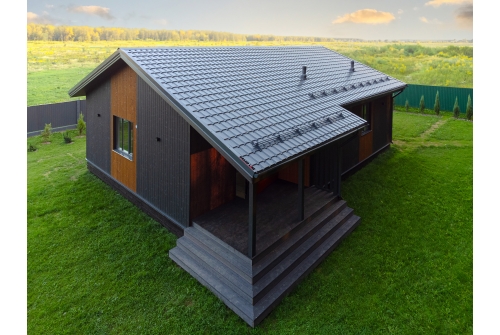 Металлочерепица "Квадро профи" ("Quadro Profi") v02 0,5 Satin RAL 7024 мокрый асфальт ПрофЛайн, купить Металлочерепица "Квадро профи" ("Quadro Profi") v02 0,5 Satin RAL 7024 мокрый асфальт в ПрофЛайн