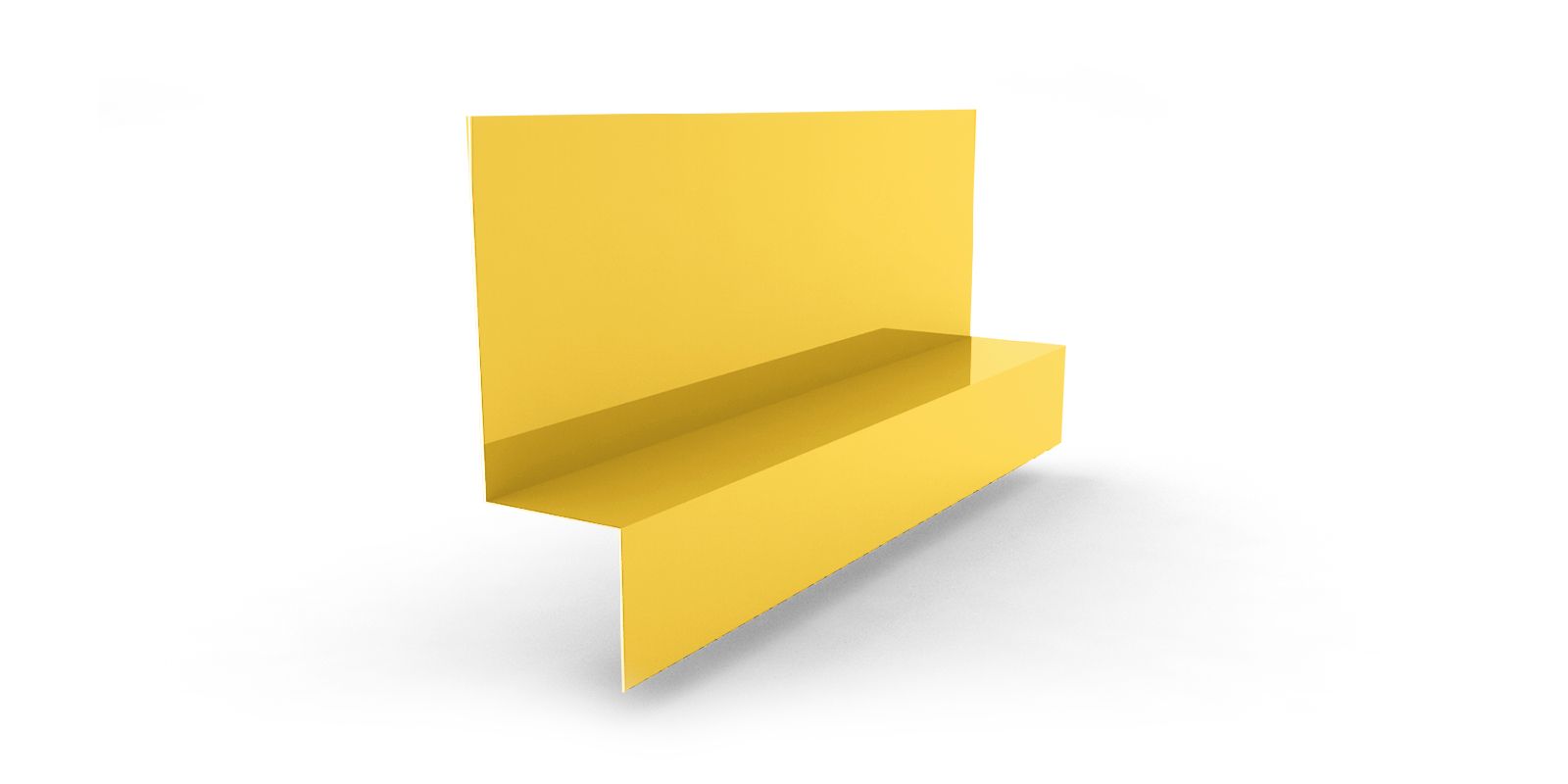 Планка начальная кассетная с покрытием Полиэстер, цвет RAL 1018 ПрофЛайн, купить Планка начальная кассетная с покрытием Полиэстер, цвет RAL 1018 в ПрофЛайн