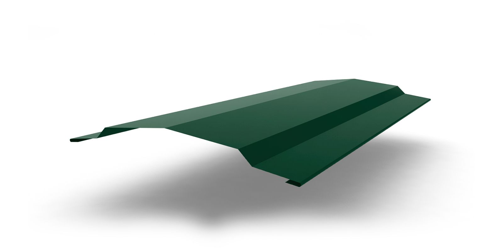 Планка конька для сэндвич-панелей с покрытием Полиэстер, цвет RAL 6005 ПрофЛайн, купить Планка конька для сэндвич-панелей с покрытием Полиэстер, цвет RAL 6005 в ПрофЛайн