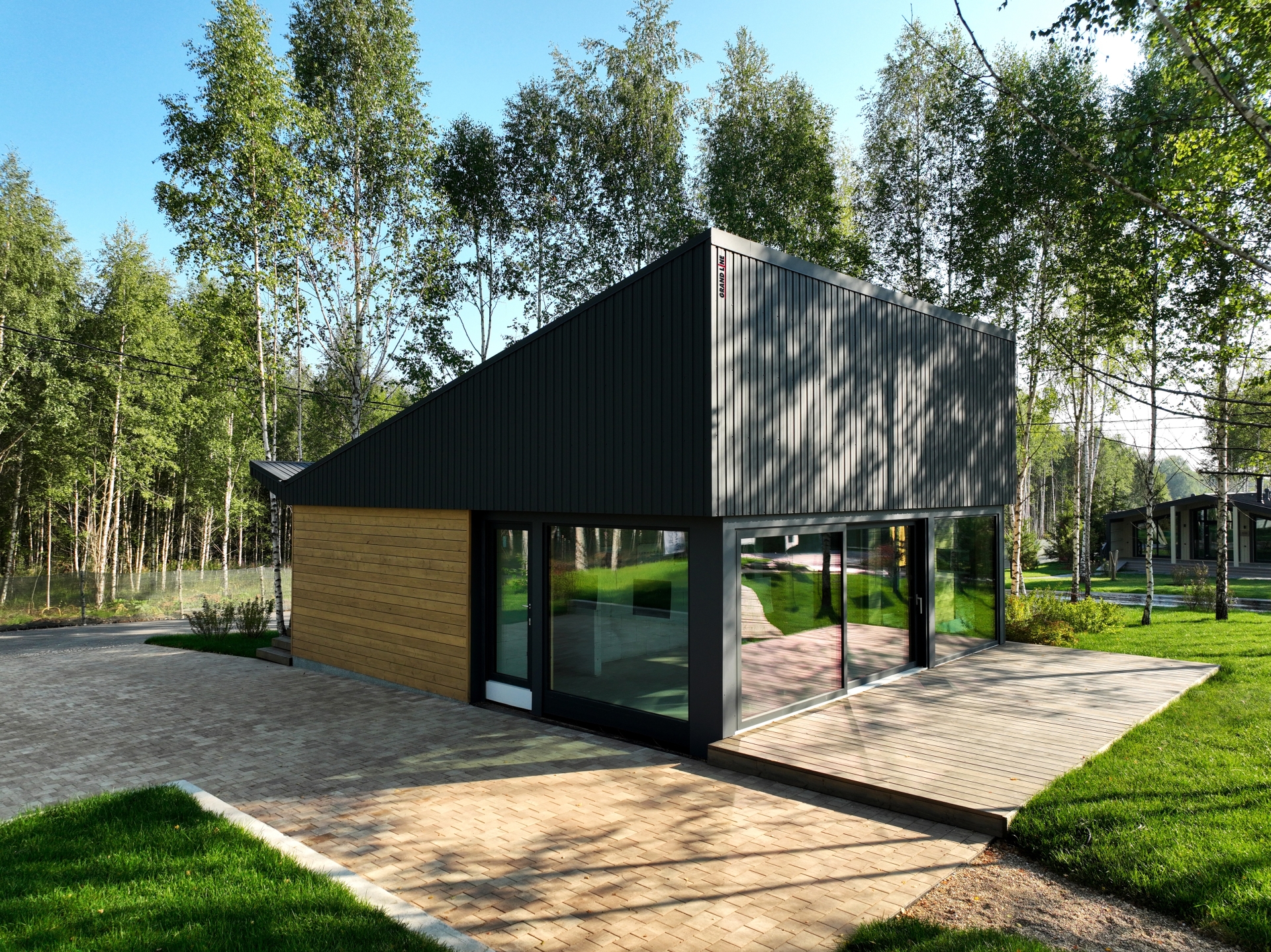 Фасад. Фото домов с фасадом из профнастила Фасад. Фото домов с фасадом из профнастила